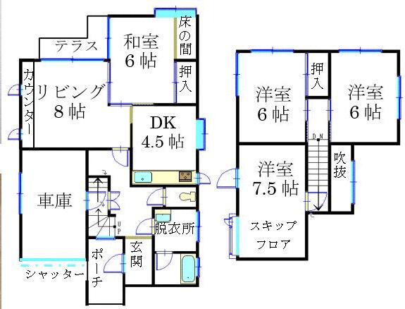 アットホーム 函館市 桔梗４丁目 桔梗駅 2階建 ４ｌｄｋ 函館市の中古一戸建て 提供元 株 ｌｉｐ 盛岡支店 一軒家 家の購入