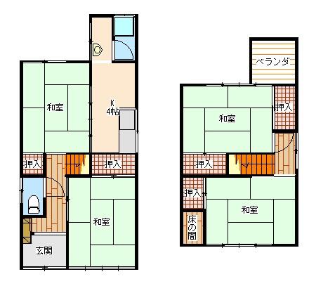 Takamatsu City, Kita-cho (Hayashido Station), 2-story building, 4K &mdash; photo 1