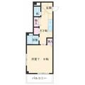 センチュリーパーク六番町 ５０５ １Kの間取り図