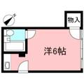 ミユキハイツ ２０１ ワンルームの間取り図