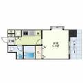 ベラジオ烏丸三条 ４０８ １Kの間取り図