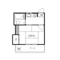 文京フレンドコーポ 203 １Kの間取り図