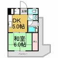 メゾンＫＡＲＩ ５０１ １DKの間取り図