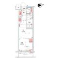 新宿区 大京町（四谷三丁目駅） 4階 １DKの間取り図