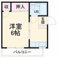 ＩＳハイム 1階 １Kの間取り図