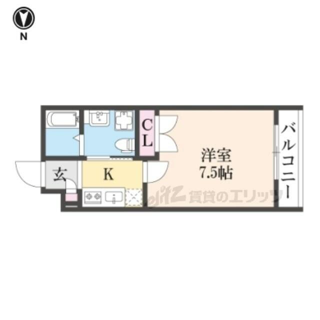 アットホーム】京都市右京区 西院清水町 （西院駅 ） 2階 1K