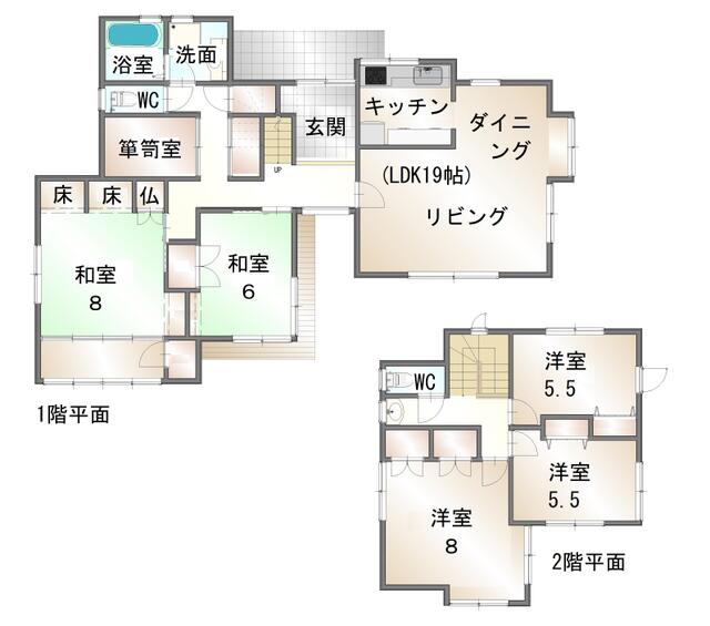 アットホーム 各務原市 緑苑北２丁目 鵜沼駅 2階建 ５ｓｌｄｋ 各務原市の中古一戸建て 提供元 有 エステートプラン 一軒家 家の購入
