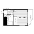 アビタシオンアズサ 2階 １Kの間取り図