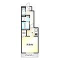 クレール新水前寺 １０３ １Kの間取り図