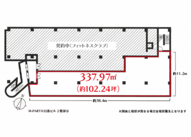 アットホーム】M－PARTⅡ日暮ビル 2階の貸店舗・事務所（提供元