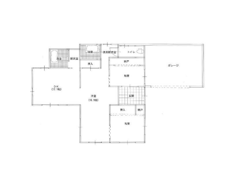 Tokushima City, Kōfu Town, Shibahara, Tenman (Fuchu Station) Single-story building 2LDK
