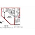 ビュークレスト御茶ノ水 ３０１ １Kの間取り図