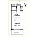 臼井第２ビル 405 １DKの間取り図