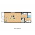 高根テラス １０１ ワンルームの間取り図