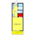 文京区 千駄木５丁目（本駒込駅） 1階 １Kの間取り図