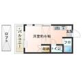 代五ハイツ ２０１ ワンルームの間取り図
