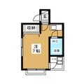 リハイム早稲田 ３０１ ワンルームの間取り図