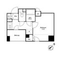 ラング・タワー京橋 ４０１ １Kの間取り図