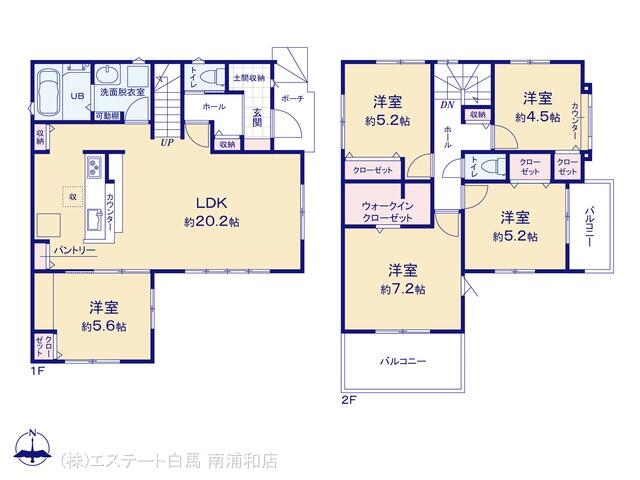 アットホーム 川口市 戸塚東４丁目 東川口駅 2階建 ５ｌｄｋ 川口市の新築一戸建て 提供元 株 エステート白馬 南浦和 店 一軒家 家の購入