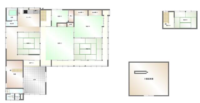 detached 耶麻郡西会津町奥川大字元島字居島