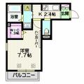 Ｔａｉｚｅｎ　Ｃａｓａ　Ｓｉｍｏｉｔａ １０３ １Kの間取り図