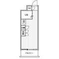 Ｔ′ｓ　ｇａｒｄｅｎ都立大学Ⅱ 1階 ワンルームの間取り図