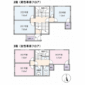 フクサワハウス 301 ワンルームの間取り図