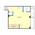 神戸市中央区 熊内橋通６丁目（新神戸駅） 6階 ワンルームの間取り図