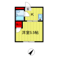 千葉市中央区 新田町（千葉駅） 4階 １Kの間取り図