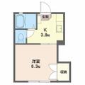フレグランス東霞　Ｄ棟 1階 １Kの間取り図
