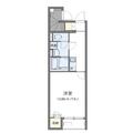 レオネクスト茜 １０５ １Kの間取り図