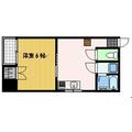 アメニティープレイスＫＯＹＡＮＡＧＩ ３０２ １DKの間取り図