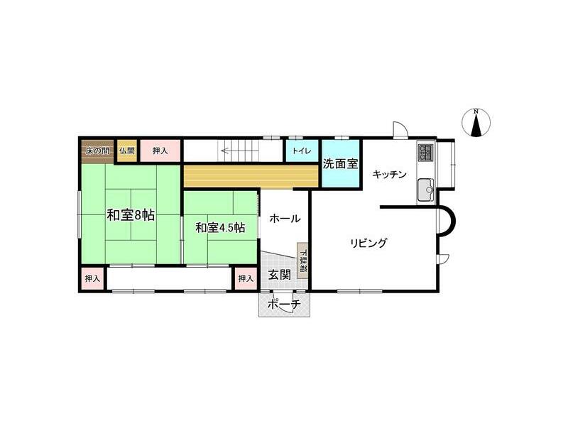 Kameoka City, Higashibetsuin-cho Kamakuramitate (Ibaraki Station) 2-story 6LDK