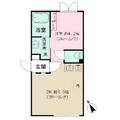 ＬＡＰｉＳ中野坂上Ⅱ ２０１ １DKの間取り図