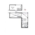 ＧＲＩＤ 402 １DKの間取り図