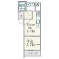 フォーサイト千葉寺 105 １DKの間取り図