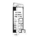 Ｓ－ＲＥＳＩＤＥＮＣＥ蔵前 ３０２ １Kの間取り図