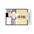 京都市中京区 西ノ京中保町（円町駅） 3階 １Kの間取り図