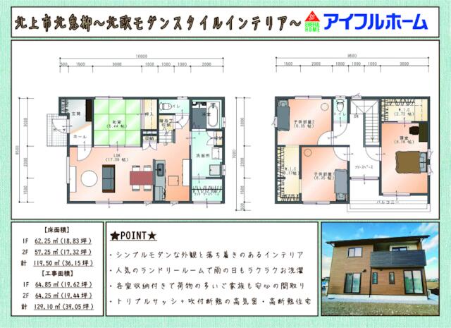 アットホーム 北上市 北鬼柳３３地割 柳原駅 2階建 ４ｌｄｋ 北上市の中古一戸建て 提供元 株 シリウスｅｈｃ アイフルホーム花巻店 一軒家 家の購入