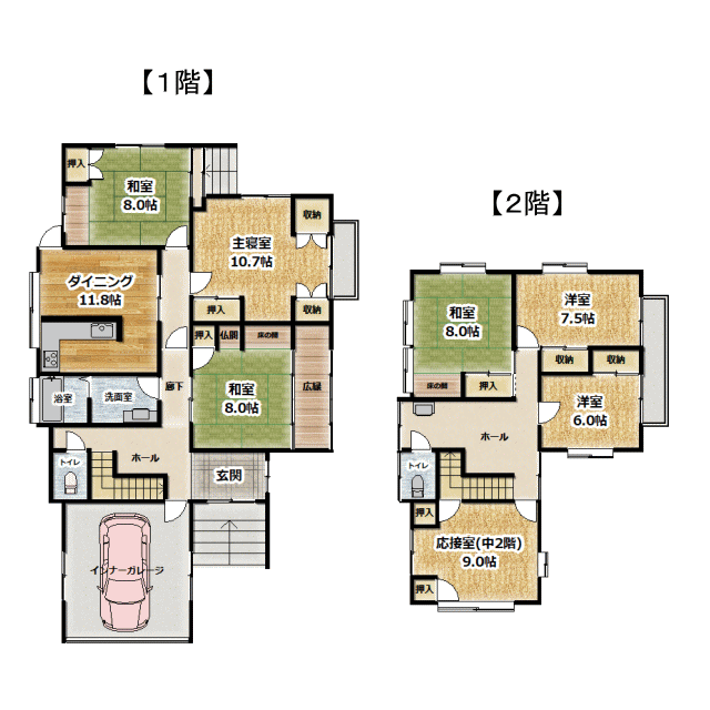 Uonuma City, Sanashi (near Koide Station), 2-story building, 7DK &mdash; photo 1