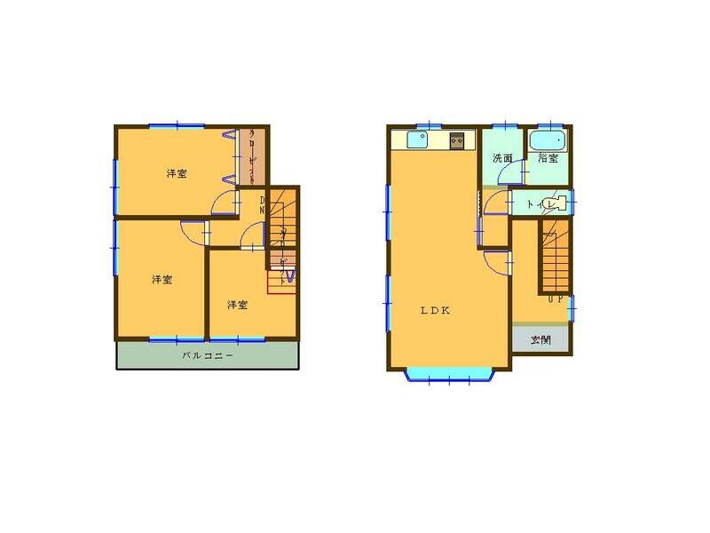 Samu District, Kujukuri Town, Sakuda (Togane Station) 2-story 3LDK