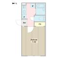 ＭＯＤＵＬＯＲ御茶ノ水 ０２０３ １Kの間取り図