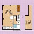 山王坂アパートメントＡｎｔｉｑｕｅ ２０２ ワンルームの間取り図