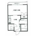茗荷谷ハイツ ２０１ １Kの間取り図