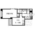 京都市下京区 富小路通松原下る本上神明町（四条駅） 4階 １DKの間取り図