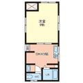 第一森ビル 2階 １DKの間取り図
