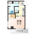大阪市福島区 玉川１丁目（中之島駅） 2階 １Kの間取り図