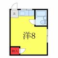 文京アームス ２０１ ワンルームの間取り図
