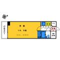 港区 三田１丁目（赤羽橋駅） 10階 １Kの間取り図
