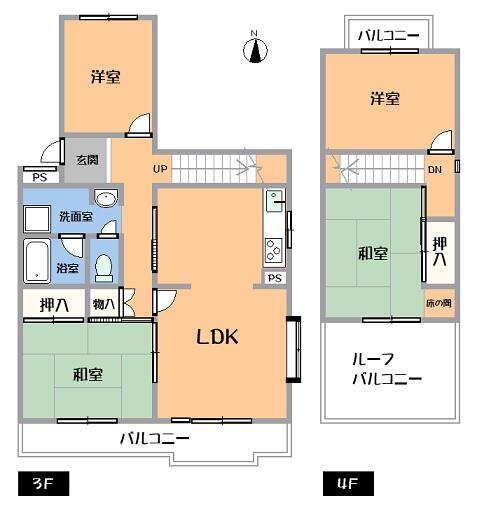 アットホーム ９０平米超えで南向き メゾン豊年町 サンユー 韓 3階 4階部分 ４ｌｄｋ 名古屋市千種区の中古マンション マンション購入の情報